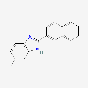 6-methyl-2-(naphthalen-2-yl)-1H-benzimidazole