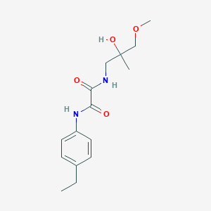 molecular formula C15H22N2O4 B3015512 N1-(4-ethylphenyl)-N2-(2-hydroxy-3-methoxy-2-methylpropyl)oxalamide CAS No. 1334374-49-0