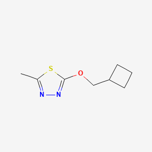 2-(Cyclobutylmethoxy)-5-methyl-1,3,4-thiadiazole