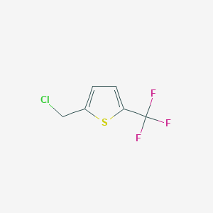 molecular formula C6H4ClF3S B3015551 2-(氯甲基)-5-(三氟甲基)噻吩 CAS No. 1462383-18-1