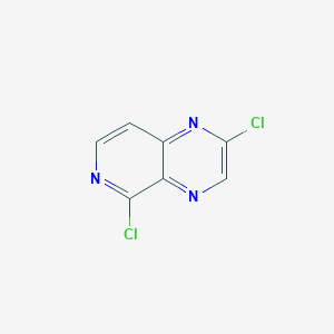 molecular formula C7H3Cl2N3 B3015555 2,5-二氯吡啶并[3,4-b]吡嗪 CAS No. 1600511-80-5