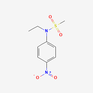 molecular formula C9H12N2O4S B3015586 N-Ethyl-N-(4-nitrophenyl)methanesulfonamide CAS No. 1820605-19-3