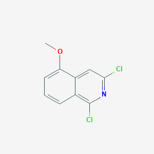 molecular formula C10H7Cl2NO B3015590 1,3-Dichloro-5-methoxyisoquinoline CAS No. 24623-38-9