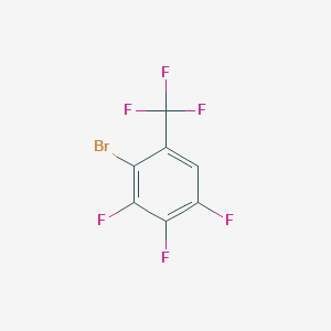 molecular formula C7HBrF6 B3015617 2-Bromo-3,4,5-trifluoro-benzotrifluoride CAS No. 2088942-34-9