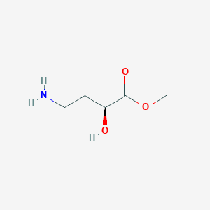 molecular formula C5H11NO3 B3015649 Methyl (S)-(-)-4-amino-2-hydroxybutanoate CAS No. 140156-44-1