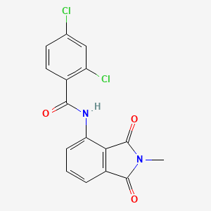 2,4-dichloro-N-(2-methyl-1,3-dioxoisoindol-4-yl)benzamide