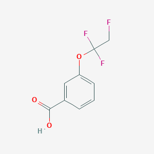 molecular formula C9H7F3O3 B3015704 3-(1,1,2-Trifluoroethoxy)benzoic acid CAS No. 2490404-49-2