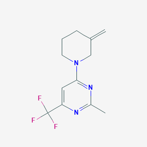 2-Methyl-4-(3-methylidenepiperidin-1-yl)-6-(trifluoromethyl)pyrimidine