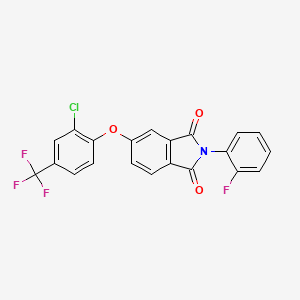 5-[2-chloro-4-(trifluoromethyl)phenoxy]-2-(2-fluorophenyl)-1H-isoindole-1,3(2H)-dione