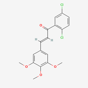 (2E)-1-(2,5-Dichlorophenyl)-3-(3,4,5-trimethoxyphenyl)prop-2-en-1-one