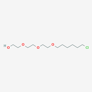molecular formula C12H25ClO4 B3015736 2-(2-(2-((6-Chlorohexyl)oxy)ethoxy)ethoxy)ethan-1-ol CAS No. 1355955-95-1