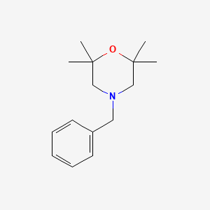 molecular formula C15H23NO B3015742 4-苄基-2,2,6,6-四甲基吗啉 CAS No. 58607-28-6