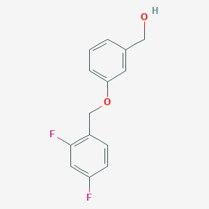 {3-[(2,4-Difluorophenyl)methoxy]phenyl}methanol
