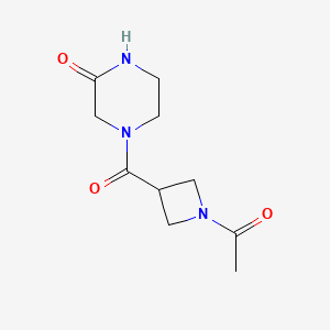 4-(1-Acetylazetidine-3-carbonyl)piperazin-2-one