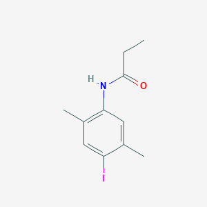 molecular formula C11H14INO B301579 N-(4-iodo-2,5-dimethylphenyl)propanamide 