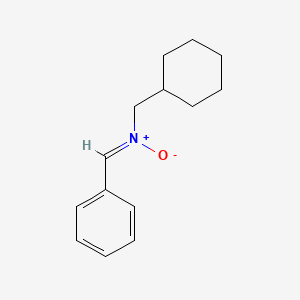 molecular formula C14H19NO B3015792 (环己基甲基)[(Z)-苯甲亚基]铵阴离子 CAS No. 939888-13-8