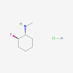 molecular formula C7H15ClFN B3015810 (1R,2R)-2-Fluoro-N-methylcyclohexan-1-amine;hydrochloride CAS No. 2580099-07-4