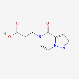 3-(4-Oxopyrazolo[1,5-a]pyrazin-5(4H)-yl)propanoic acid