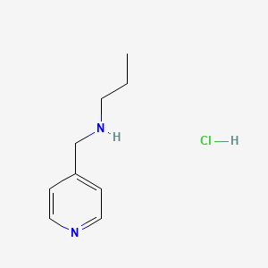 molecular formula C9H15ClN2 B3015873 盐酸丙基(吡啶-4-基甲基)胺 CAS No. 405879-15-4