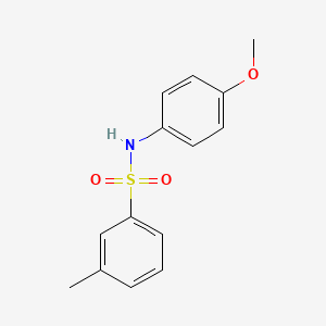 molecular formula C14H15NO3S B3015886 N-(4-methoxyphenyl)-3-methylbenzenesulfonamide CAS No. 556006-99-6
