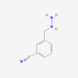 B3015955 3-(Hydrazinylmethyl)benzonitrile CAS No. 936755-58-7