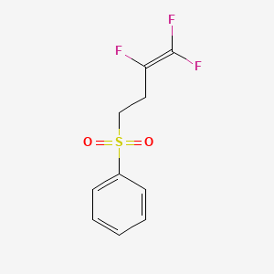 Dioxo(phenyl)(3,4,4-trifluoro-3-butenyl)-lambda~6~-sulfane