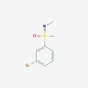 molecular formula C8H10BrNOS B3015992 S-(3-Bromophenyl)-N,S-dimethylsulfoximine CAS No. 1800017-17-7
