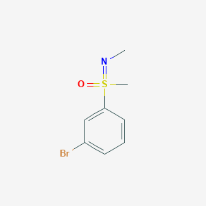 molecular formula C8H10BrNOS B3015992 S-(3-溴苯基)-N,S-二甲基亚磺酰亚胺 CAS No. 1800017-17-7