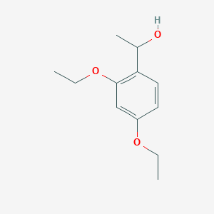 molecular formula C12H18O3 B3016001 1-(2,4-Diethoxyphenyl)ethanol CAS No. 1078611-21-8; 1141669-81-9