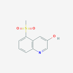 molecular formula C10H9NO3S B3016038 5-(Methylsulfonyl)quinolin-3-ol CAS No. 1956384-81-8