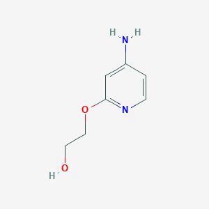 2-[(4-Aminopyridin-2-yl)oxy]ethan-1-ol