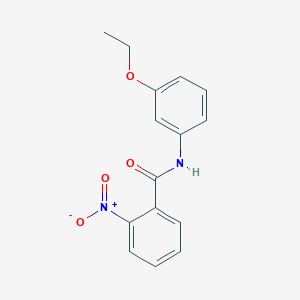 molecular formula C15H14N2O4 B3016065 N-(3-ethoxyphenyl)-2-nitrobenzamide CAS No. 897545-33-4