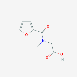 molecular formula C8H9NO4 B3016096 [(Furan-2-carbonyl)methylamino]acetic acid CAS No. 625408-95-9
