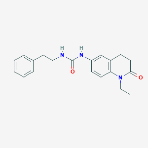 1-(1-Ethyl-2-oxo-1,2,3,4-tetrahydroquinolin-6-yl)-3-phenethylurea