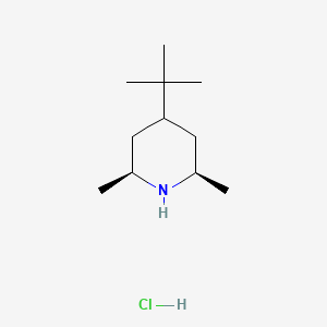molecular formula C11H24ClN B3016118 4-叔丁基-2,6-二甲基哌啶盐酸盐，顺式 CAS No. 1807912-11-3