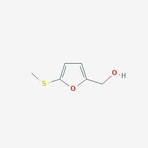 molecular formula C6H8O2S B3016228 2-Furanmethanol, 5-(methylthio)- CAS No. 171738-68-4