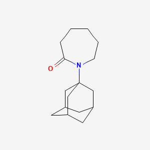 molecular formula C16H25NO B3016243 1-(1-金刚烷基)氮杂环戊烷-2-酮 CAS No. 3716-64-1