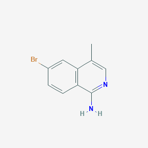 6-Bromo-4-methylisoquinolin-1-amine