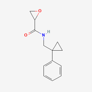 N-[(1-Phenylcyclopropyl)methyl]oxirane-2-carboxamide