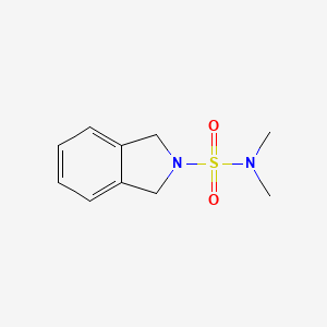 molecular formula C10H14N2O2S B3016336 N,N-二甲基-2,3-二氢-1H-异吲哚-2-磺酰胺 CAS No. 1855640-65-1