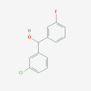 molecular formula C13H10ClFO B3016338 (3-氯苯基)(3-氟苯基)甲醇 CAS No. 170019-18-8