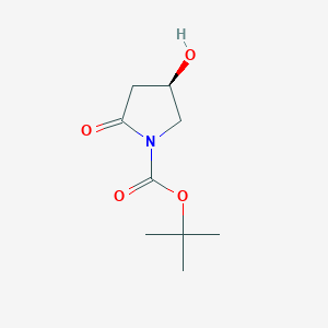 molecular formula C9H15NO4 B3016376 (R)-叔丁基 4-羟基-2-氧代吡咯烷-1-羧酸酯 CAS No. 320343-60-0