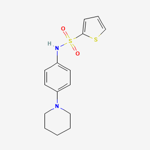 (4-Piperidylphenyl)(2-thienylsulfonyl)amine