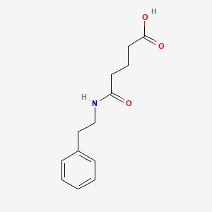 molecular formula C13H17NO3 B3016482 4-[(2-苯乙基)氨基羰基]丁酸 CAS No. 119627-14-4