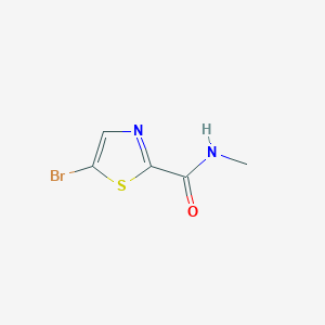 molecular formula C5H5BrN2OS B3016490 5-Bromo-thiazole-2-carboxylic acid methylamide CAS No. 1414958-87-4
