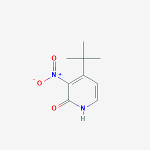 molecular formula C9H12N2O3 B3016503 4-(Tert-butyl)-3-nitropyridin-2-ol CAS No. 33252-21-0