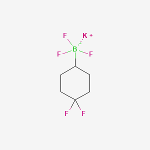 molecular formula C6H9BF5K B3016581 Potassium (4,4-difluorocyclohexyl)trifluoroborate CAS No. 2095863-71-9