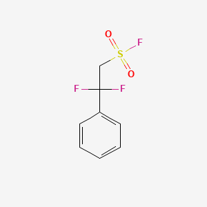 molecular formula C8H7F3O2S B3016659 2,2-二氟-2-苯乙磺酰氟 CAS No. 1989671-54-6