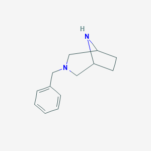 molecular formula C13H18N2 B030167 3-苄基-3,8-二氮杂双环[3.2.1]辛烷 CAS No. 67571-90-8