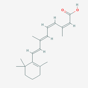 molecular formula C20H28O2 B030168 11,13-二顺视黄酸 CAS No. 3555-80-4